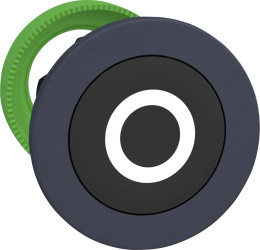 Schneider Electric ZB5FA232 ZB5FA232 Element czołowy dla przycisku płaski, resetowalny (Ø) 30.5 mm O ciemnoszary, czarny