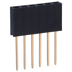 TruConnect Long Pin Header 2.54mm Pitch Single Row 6 Way