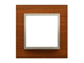 SIMON 54 Ramka 1 pojedyncza Nature-Drewno ZŁOTY ORZECH IP20/IP44* (*IP44-należy zastosować uszczelkę ramki DUN1) DRN1/86 KONTAKT