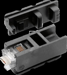106016 Crimp insert for unshielded 6-pin Modular plug