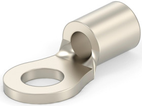 Uninsulated ring cable lug, 0.3-1.42 mm², AWG 22, 3.02 mm, M2.5, metal, 34104-6
