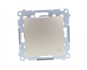 Simon 54 Łącznik krzyżowy, szybkozłącza, złoty mat DW7.01/44