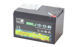 Akumulator LiFePO4 12,8V12Ah MWLJ 12-12-IN