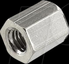 D3X06I5MH Spacer bolt brass M3 l. 6mm inner / inner 100pcs