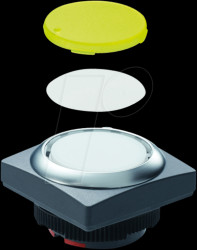 1.30.270.951/2207 FS+ 22 - FLEXLAB - push-button - square, grey, can be illuminate