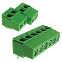 CamdenBoss CTB0150/4 4 Way 5.0mm Pitch 90&#xB0; Interlocking Terminal Block 24A