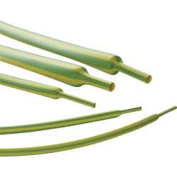 Hongshang 10162 Heatshrink Yellow/Green 2:1 Shrinkage Per Metre