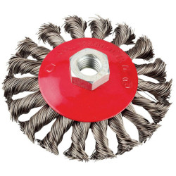 kwb 719330 Aggreso-Flex bevel brush steel wire M14 thread 100mm dia