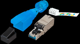 88035AV.1 RJ45 plug STP, Cat.6A / Class EA, field-wireable