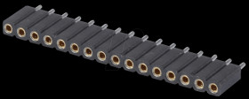 Socket - 16-pin, straight, 2.54 pitch, H: 7.0 mm