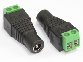 Gniazdo DC 2.10/5.50 z kostką montażową ARK