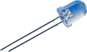 LED, THT, round, Ø 10 mm, white, 14000 to 23000 mcd, 15°, 1004WC2R-W6-3PC