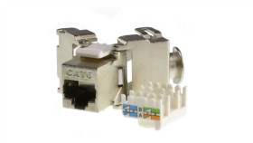 Moduł Keystone Gmpnet 1Xrj45 Cat. 6, Ekranowany, Beznarzędziowy, Cu.Mk.00033