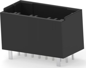 Pin header, 16 pole, pitch 2.5 mm, straight, black, 2-1827875-8