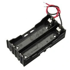 10 sztuk DIY DC 7.4V 2 Slot Podwójny Uchwyt na Baterię 18650 z 2 Przewodami