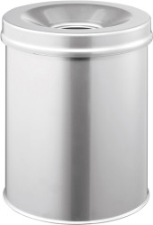 Durable SAFE rund 15 330523 Kosz na papier 15 l (Ø x W) 260 mm x 357 mm stal srebrny 1 szt.