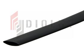 Rurki termokurczliwe, rurka termokurczliwa 10mm/1m czarne
