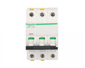 Wyłącznik nadprądowy 3P B 63A 6kA AC iC60N-B63-3 Acti9 A9F03363