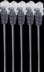 BS70084-1.5-SET5 Telephone connection cable, RJ11 connector, 1.5 m, pack of 5