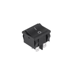 Przełącznik klawisz 230V 6A 2-poz 2-tor 2xNO czarny MRS201A / H8650VBBB01 / PRK0044