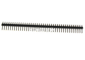 Złącze kołkowe PLS-40S 2,54mm proste czarne 3szt