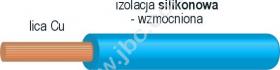 9026-0.40 BL Przewód silikonowy 0,40mm2, 104x0,07, izolacja wzmocniona, niebieski, ELECTRO-PJP, 9026040BL