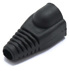 OSŁONA WTYKU RJ45 8P8C CZARNY 100 SZTUK