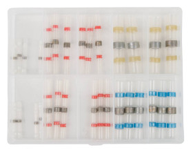 KS Tools 970.0720 Zestaw złączy zaciskanych, 0.25 mm² - 6 mm², 30 części