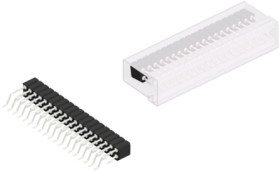 Socket header, 38 pole, pitch 2 mm, straight, BLY9SMD38SM