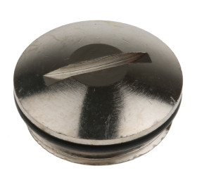 Zaślepka do dławnic kablowych M20 Mosiądz platerowany niklem Czarny do Dławik śruby kablowej Lapp Gwintowany