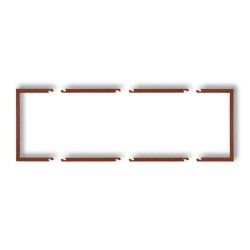 Ramka wypełniająca potrójna serii DECO brązowy metalik 9DRW-3