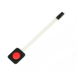 1x1 Self-Adhesive Membrane Keypad Arduino - Red Button