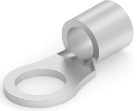 Uninsulated ring cable lug, 16.8-26.7 mm², AWG 4, 11.51 mm, metal, 320743