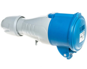 Gniazdo przenośne 3P 32A 230V niebieskie IP44 P17 TEMPRA PRO 555214