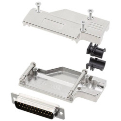 Encitech 6355-0065-03 D-Sub Pin Strip set 90&#xB0; 25 Pins Solder Bucket