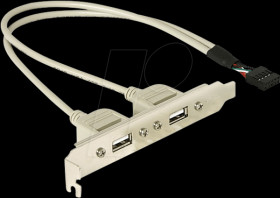 71000 Slot cover - USB 2.0 2x port