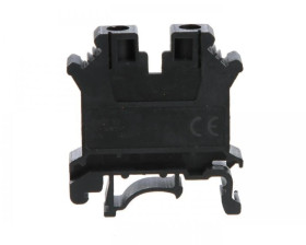 Złączka szynowa 1-torowa ZJU2-10/BK czarna R34RR-07010000545