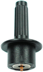 Adapter do złącz pomiarowych, rodzaj: Złącze męskie na żeńskie, wtyk: 4mm, gniazdo: 4mm, 1A, Czarny, niebieski,