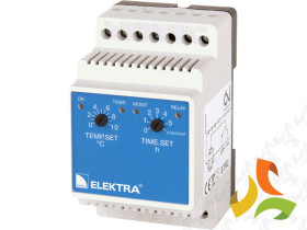 Regulator temperatury ETR2 230V out NO 16A histereza 0,3K ETR2-1550 ELEKTRA