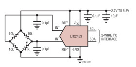 Ultra-Tiny, Differential, 16-Bit ∆Σ ADC With IC Interface