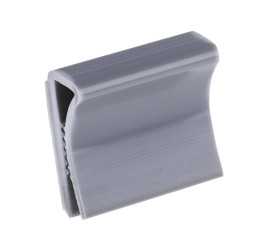 Zacisk kablowy 8mm Samoprzylepny 24 x 25 x 9mm materiał: PVC Szary Płaskie opasek kablowych +50°C