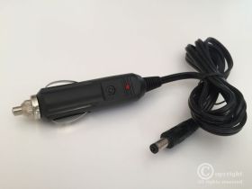 ŁADOWARKA SAMOCHODOWA LED WEJŚCIE: 12V WYJŚCIE: 12V WTYK: 5,5/2,1 KABEL: 120CM (LAD-SAM-LED120)