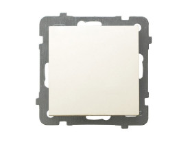 AS Wyłącznik pojedynczy ecru ŁP-1G/m/27 OSPEL