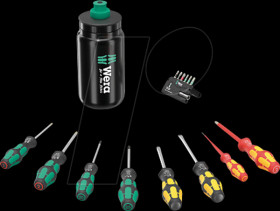 05100028001 Screwdriver set, Kraftform XL Bottle Set, 17-piece