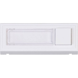 Heidemann 70519 Bell Panel Backlit LED Name Plate Pure White 18V/2A
