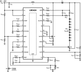Constant current N-channel controller with Thermal Foldback for driving LEDs