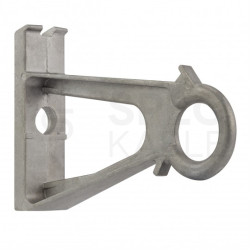 Wspornik słupowy oczkowy do sieci napowietrznych montowanych za pomocą opaski stalowej lub śruby TELCOLINE