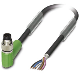 Przewód czujnik-siłownik Złącze A M8 długość 1.5m Rodzaj A Męskie