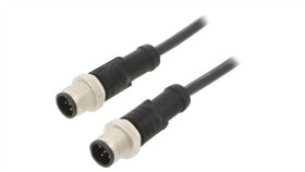 M12a05ml12amlsb001 Kabel Do Czujników/Automatyki 5Pin M12-M12 1M Wtyk Wtyk