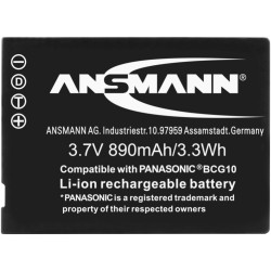 Ansmann 5044593 Camera Battery 3.7V 890mAh replaces DMW-BCG10e